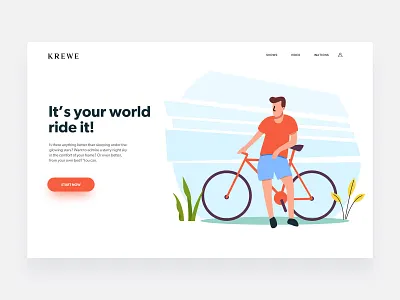 Weekend bike design illustration weekend