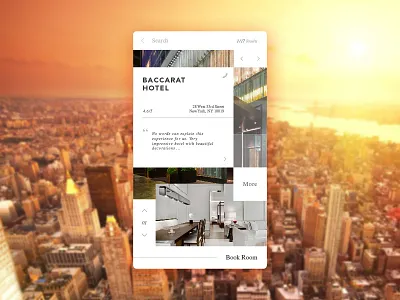 #067 Hotel Booking app booking dailyui dailyui 001 design hotel new york trip ux vacation