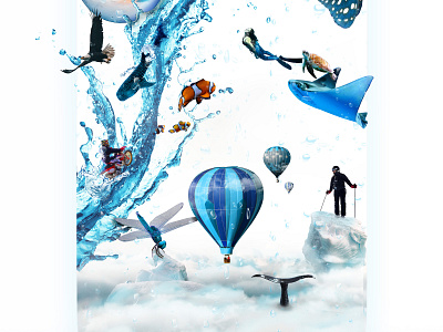 Absolut creative competition detail communication design graphic illustration photo manipulation photo montage photoshop sea vodka