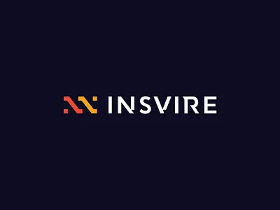 INSVIRE - logo design aiste brand branding branding agency geometry icon letter lettering logo logo design logo mark mark minimal negative space startup tieatie typeface design typeface designer typo typogaphy