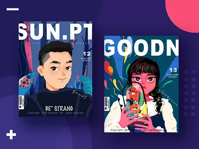 30 GIRLS & BOYS (VOL.12-13) book app branding character forest girls illustration typography