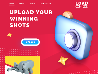 Load Image illustration image gallery kids kids app landing page web design