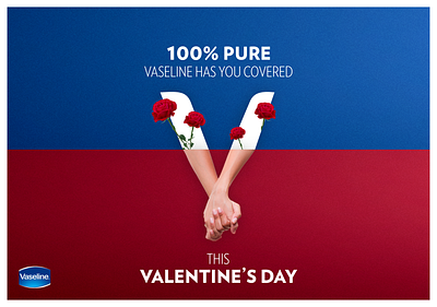 Vaseline Valentine's Day arabia art direction design key visual manipulation valentine day vaseline