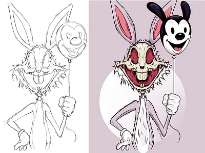 Bugs adobeillustrator bugsbuunny cartoon digitalart graphic illustration illustrator vector