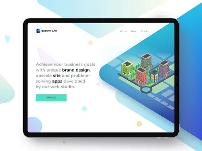 Bloomylab - Hero design agency branding design hero page homepage illustration logo ui ui design ui ux uidesign uiux ux ux design uxdesign web