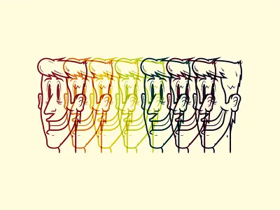 Portrait branding character character design design graphic design illustration illustrator lines vector