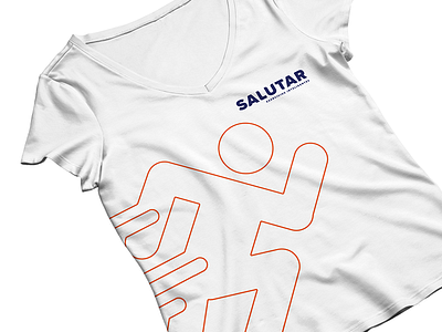 Salutar branding design graphic design id logo mockup shirt visual identity