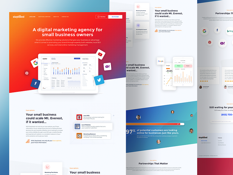 Staylisted Digital-agency Rebrand creativeagencyaustin designtrends digital agency freelance agency freelance design gradient hero homepage illustration seo ranking social network social networks userinterface ux ui web design webdesign webdevelopment webdevelopmentcompany webpages website designer