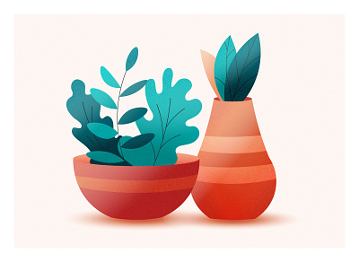 Still life vector illustration floral illustration leaves nature simple still life vase vector