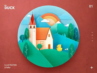 duck design duck illustration
