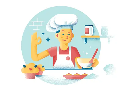 Whirlpool - Moments not to waste 2 editorial food geometric illustration kitchen magazine project school