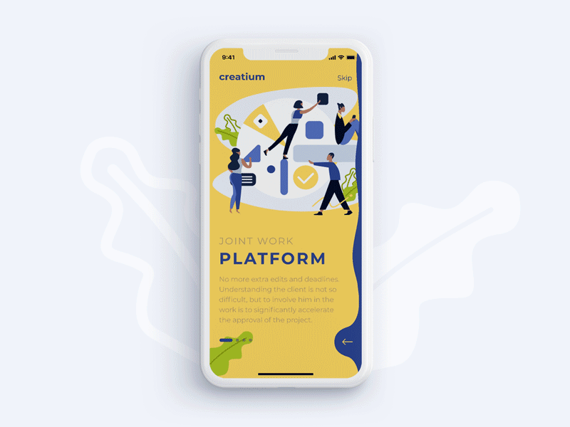 Onboarding screen animation design figma illustration interaction interface ios mobile onboarding platform ui