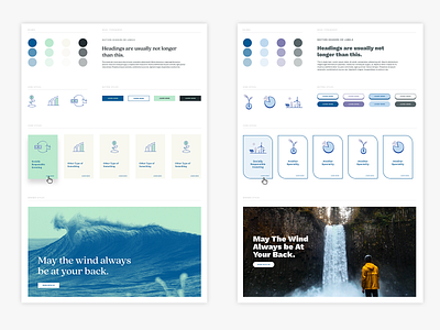 Etesian Wealth Advisors Style Tiles finacial finance small business style tiles ui web design user interface web design website