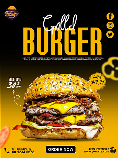 Burger poster