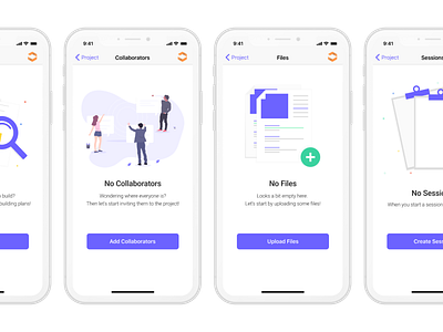 Empty States for Mobile design empty state figma ios mobile ui