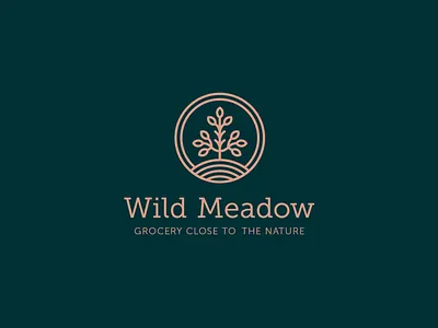 Wild Meadow branding creative design grocery identity branding identity design ingredients logo natural typography