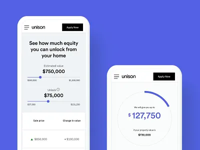 Responsive mobile interactive calculators mobile web responsive design unison uxui