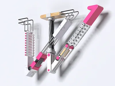 36 Days of Type "W" 36days w 36daysoftype 3d c4d cinema 4d corona illustration logo low poly type typography