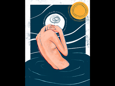 Summer Daze art artist artwork design digital digital art drawing figure graphic painting portrait
