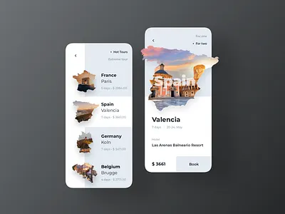 Travel App Concept concept design dribbble inspiration layout tour travel travel app ui ui design uiux ux ux design