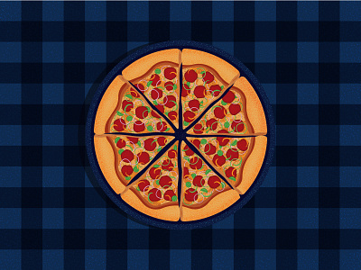 Pizza illustration pizza