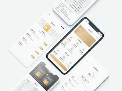 UI of custom system app design finance ios ui ux