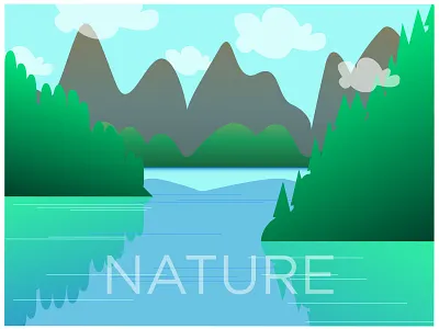 Nature design illustration nature