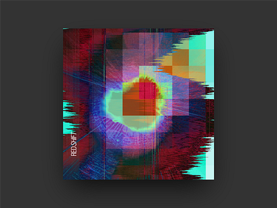 Red Shift album album art album cover color covers design gestaltung graphic design grid minimal music organized pattern scale type typographie typography