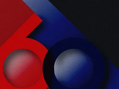 60 years anniversary 60 anniversary czech republic numbered numbers red and blue six zero