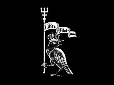 King Ov The Night branding illustration logo t shirt design typography vintage