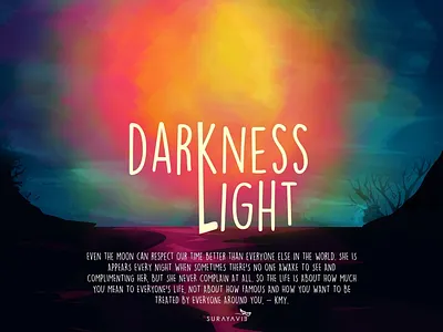 Darkness Light darkness design illustration light vector