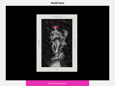 Angel Of Power design poster poster art poster design poster graphics statue