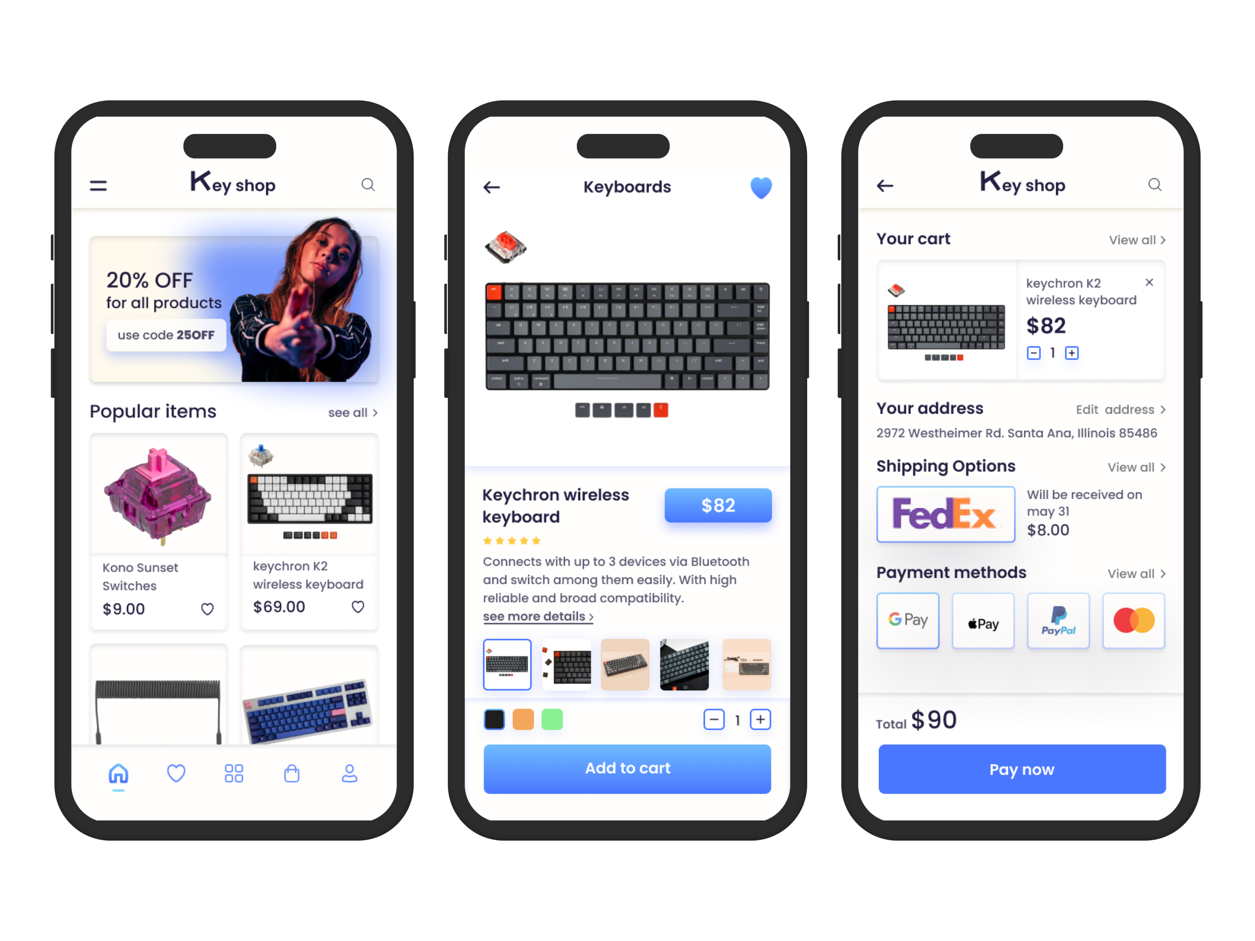 KeyShop E-Commerce Mobile App Design V2 animation design e commerce ecommerce figma motion graphics shopapp smartanimate ui uidesign uiux user friendly design ux uxdesign