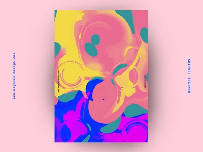 random poster 005 abstract black blur color flat graphic japan noise poster print project random rgb shape