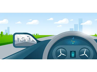 Electric car car electric car illustration renewable energy