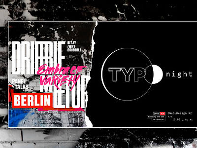 DWeb.Design Berlin Typonight - Join us on May 15 blockchain conference conference design cover decentralization dribbble meetup event fonts helvetica landing meetup monospace typography web 3.0