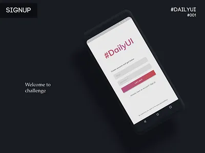 SignUp. DailyUI #001 daily 100 challenge dailyui dailyui 001 signup signupform