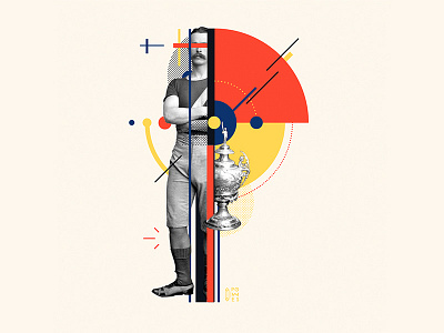 Bauhaus - P 36 days of type 36days 36days p 36daysoftype bauhaus bauhaus100 collage collageart design graphic iampommes illustration letter pommes typography vector
