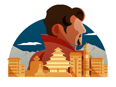 The Best Locations Featured In The Marvel Cinematic Universe doctor strange editorial editorial illustration endgame illustration illustrator marvel minimal vector