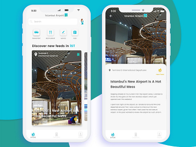 IST Mobil App Corporate (for airport personel) advice app business corporate feed ist officer personel transport