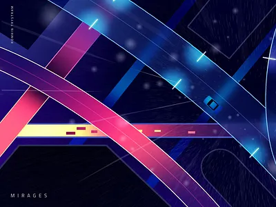 Mirage_series_07 architecture blade runner city futur illustration light logo neon photoshop retro travel vector wallpaper