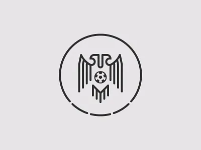 Serbia FA amblem concept crest design eagle eagles football line line art logo minimal monoline outline redesign serbia soccer two headed