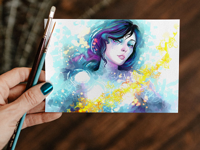 Free Watercolor Painting Greeting Card Mockup PSD card mockup free download free mockup free psd freebie greeting card mockup hand holding card mockup mock up mockup mockup psd psd psd mockup