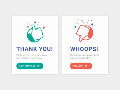 Daily UI – 011 Sign Up daily ui dailyui error handling error message form submission resubmit success success message try again ui ui design
