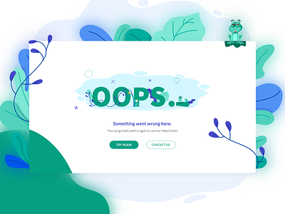 Oops / 404 UI Concept 404 404 error dailyinspiration innovative landing page oops ui uidesign uiinspiration ux web application web desgin website website concept