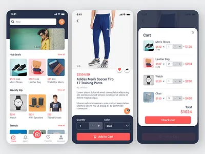 E-commerce App UI