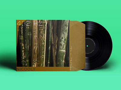 Nicooly - 432 hZ Track Cover Design 02 artwork branding bulgaria cover design design electronic music music art music artwork promoters promotional design promotional material social media banner social media design typography