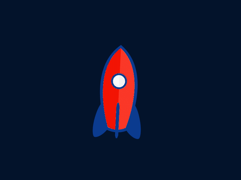 Rocket Animation 🚀 animation 2d design illustration smooth animation speed vector