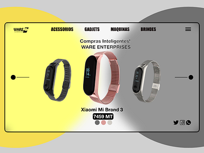 Ware Enterprises. Digital product Catalogue branding design illustration interaction product catalog ui ux design