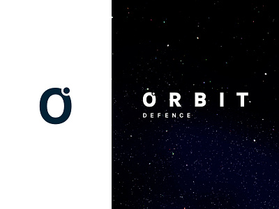 Orbit Defence Branding branding defence flat identity logo orbit space type typogaphy